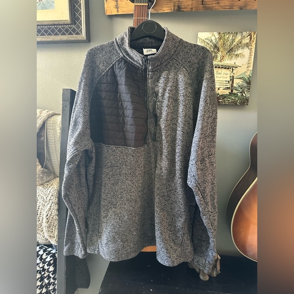 NRA Gray Quarter-Zip Fleece Sweater - Picture 2 of 5